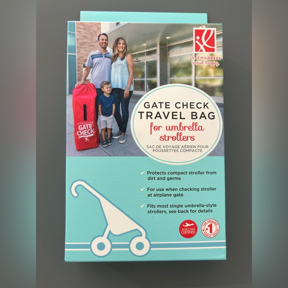 Gate Check Travel Bag for Single Umbrella Strollers